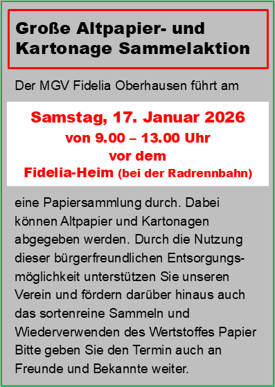 2026 01 17 Altpapiersammlung